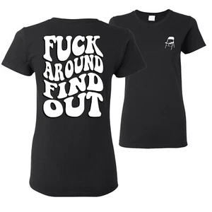 Grafikshirt F*ck Around and Find Out Alabama Boat Brawl groovige Schrift Damen - Bild 1 von 14