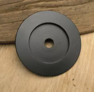 De Vere 203 enlarger lens mount 3.5" 88.5mm dia flange blank cover - Picture 1 of 2