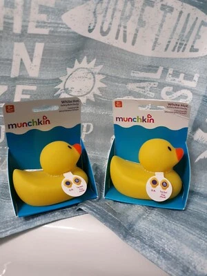 Nuevo Lote de Patos de Goma - Munchkin 2 Patos 0+ Meses Baño de Seguridad  Foto 1 de 4