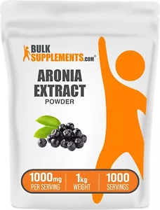 BulkSupplements Aronia Extract Powder 1kg - 1g per Serving - Picture 1 of 5