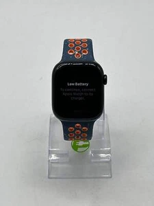 GPS Only Apple Watch Series 10 42MM BLACK Aluminum Blue Sport Band - Photo 1 sur 4