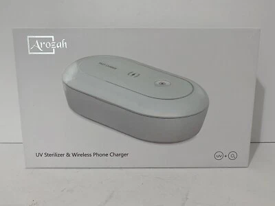 Cargador inalámbrico esterilizador de teléfono UV Arozah - Mata el 99,99% de los gérmenes Foto 1 de 4