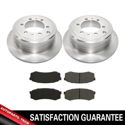 Rotores de freno traseros y pastillas de freno de cerámica para Lexus LX450 1996-1997 Foto 1 de 4