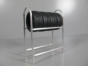 "Toy Scale 1/10" Aluminum Tire Rack Tamiya HPI MST RC4WD RC Drift Tire Rim Wheel - Picture 1 of 4