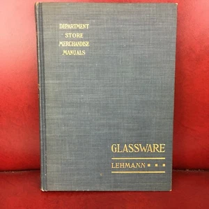 Department Store Merchandise Manuals Glassware Mary Lehmann 1st Antique Vintage - Picture 1 of 12