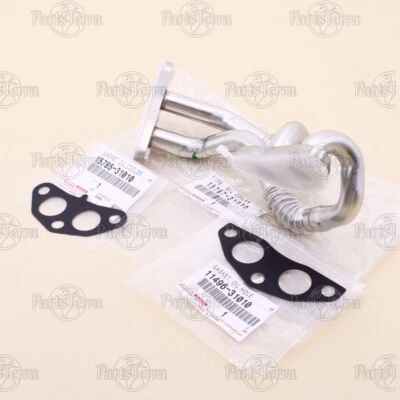 OEM Genuine TOYOTA 3.5L Engine Oil Cooler Pipe w/ Gaskets Set SIENNA LEXUS RX350 Foto 1 de 4
