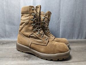 Tan Military Belleville Boots Size 10 W Gor-Tex Vibram US Army Combat  USA Made