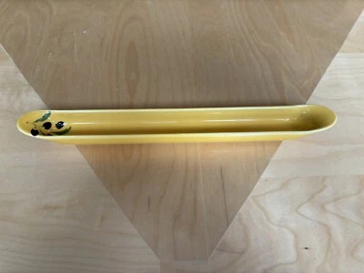 Olive Tray Revol YELLOW R France 15.5" T58 Ceramic EUC Vintage NOS - Image 1 of 3