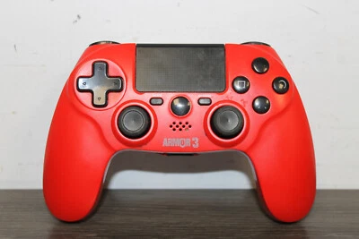 Hyperkin Armor3 Red Playstation 4/PC/MAC Wired Controller USB FOR PARTS - Image 1 of 4
