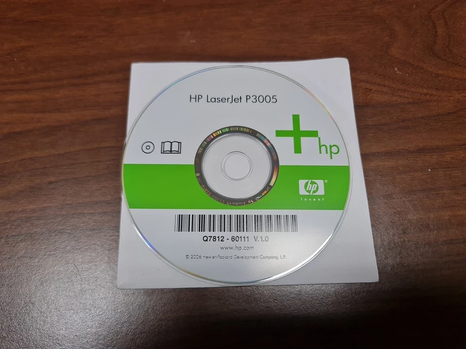CD MANUALI E SOFTWARE HP LASERJET P3005 Q7812-60111 V 1.0 - Immagine 1 di 1