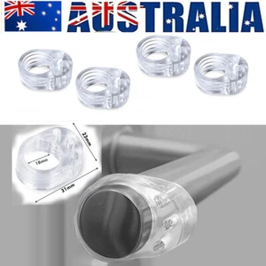 4X Door Stopper Transparent Silica Gel Door Handle Buffer Wall Doorknob Bumper - Picture 1 of 8