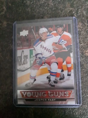 2013-14 Upper Deck Series 1 Young Guns YG Jesper Fast RC Card# 206 - Image 1 of 2