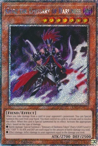 1X NM Gorz the Emissary of Darkness - RA03-EN210 - Platinum Secret Rare 1st Ed - Picture 1 of 1