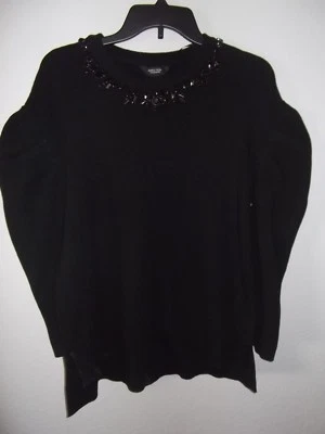 VERA WANG - WOMEN - SWEATER - BLACK - SIZE MEDIUM   (AC-28-177) - Image 1 of 4