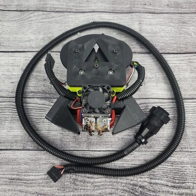 LulzBot Taz 6 Stock Dual Extruder Print Head Assembly + TAZ Extruder Extension - Image 1 of 4