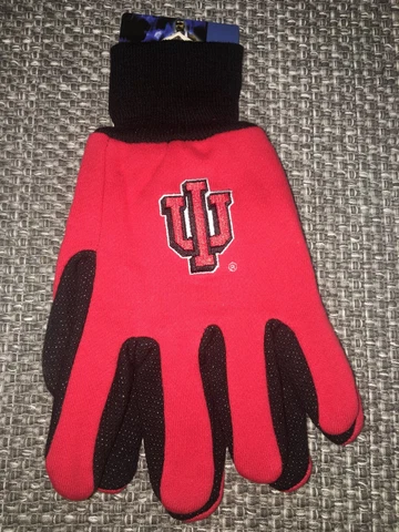 INDIANA HOOSIERS NCAA UTILITY GLOVES WORK GLOVES GARDEN GLOVES SPORT GLOVES Cover