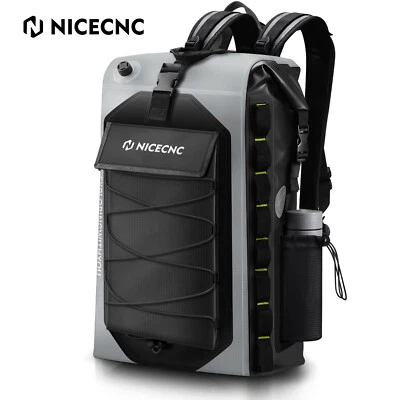 40L Große Sissy Bar Tasche Wasserdichter Rucksack Reise für Männer Motorrad - Bild 1 von 4