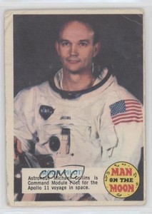 1969 O-Pee-Chee Man on the Moon Michael Collins Moon Pilot! #3A 0k2i