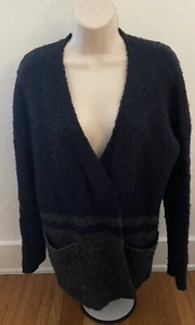 Cárdigan Suéter Madewell Allston Mezcla Lana Alpaca Bloque de Color Doble Botón S - Imagen 1 de 12