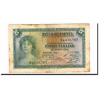 [#631008] Banknote, Spain, 5 Pesetas, 1935, KM:85a, VF(30-35)