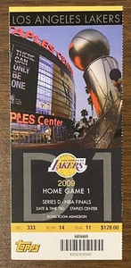 KOBE BRYANT 2009 NBA FINALS LAKERS vs MAGIC AUTHENTIC FULL GAME TICKET GAME 1 - Picture 1 of 12