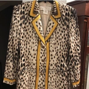 Gorgeous Escada by Margaretha Ley Animal Print/“Leopards” Blazer Size 36-US 6 - Picture 1 of 2