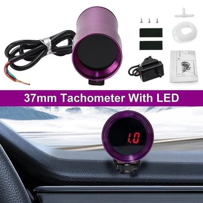 Tacómetro con Pantalla LED Medidor Automotriz Accesorios Garaje Fácil Foto 1 de 4