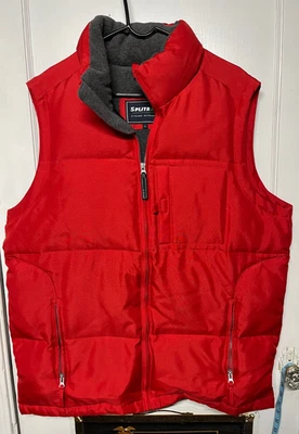 Colete Masculino SPLIT TRAIL Vermelho e Preto - Tamanho G - Imagem 1 de 3