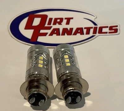 100W Headlight Yamaha YFZ450 YFZ450R Raptor 700 700r 660r LED Lights Bulb - Image 1 of 3