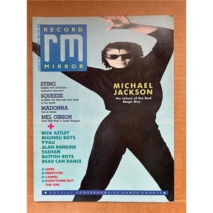 MICHAEL JACKSON RECORD MIRROR MAGAZINE AUGUST 29 1987 - MICHAEL JACKSON COVER +  - Picture 1 of 2