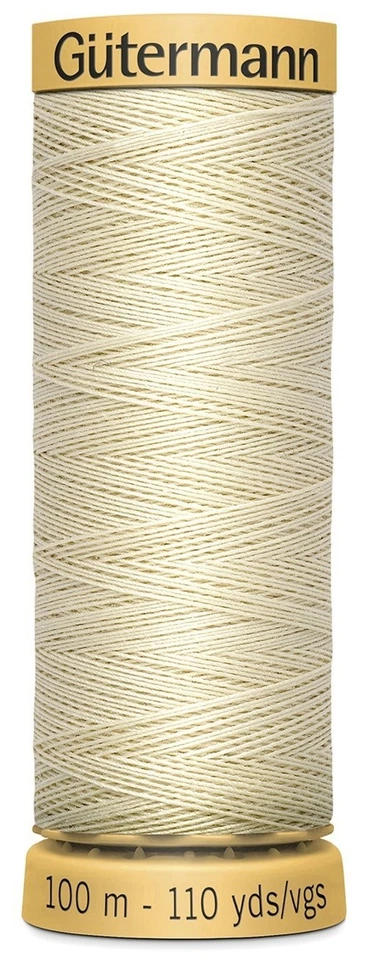 Gutermann Natural Cotton Thread 110 Yds Cream 024486