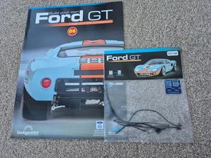 1/8 SCALE DEAGOSTINI BUILD YOUR OWN THE FORD GT40 CAR ISSUE PART 86 + MAGAZINE - Picture 1 of 3