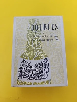 Doubles Dubles Card Dice Game Spain Classic Pub Games Avid Press NY NEW RARE  - Image 1 of 4