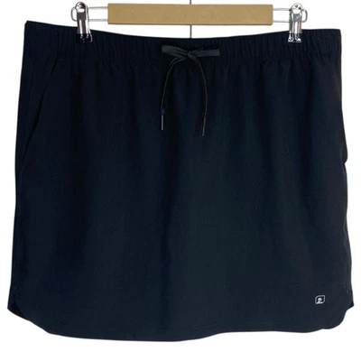 EMS Eastern Mountain Deportes Skort Mujer L Falda Negra Bolsillos Exterior Preppy Foto 1 de 4
