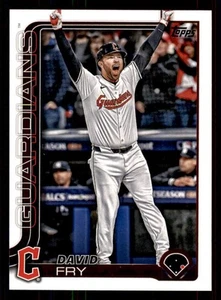 2025 Topps #401 David Fry Cleveland Guardians - Picture 1 of 2