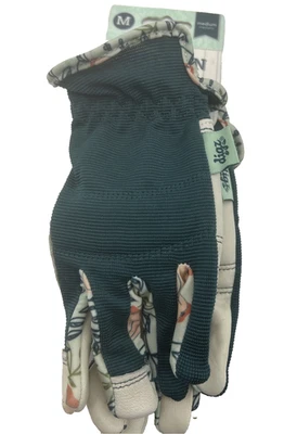 digz Goatskin Hybrid Gloves Leather Palm Garden Safety Cuff Medium NEW - Image 1 of 4