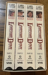 Lonesome Dove Collector's Edition [VHS] Complete 4-Part Box Set NEW SEALED - Picture 1 of 5