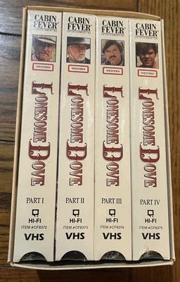 Lonesome Dove Collector's Edition [VHS] Complete 4-Part Box Set NEW SEALED - Image 1 of 4