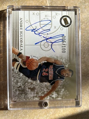 2004 Press Pass Authentics Andre Iguodala Auto RC - Image 1 of 2