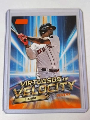 Rafael Devers 2023 Stadium Club /50 Virtuosos of Velocity Orange #VV-16  - Image 1 of 3