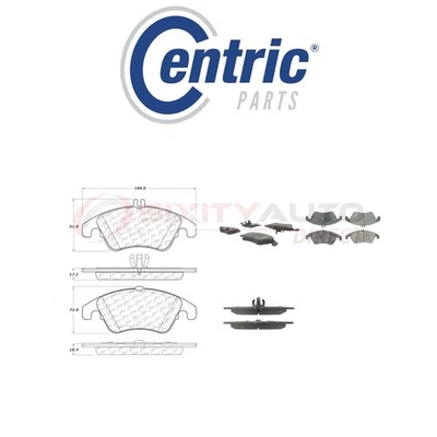 Centric C-TEK Metallic Disc Brake Pads for 2016 Mercedes-Benz SLK300 2.0L L4 fd - Image 1 of 4