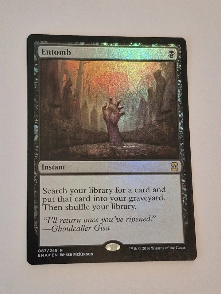 1x Near Mint, English - MTG Entomb - Foil Eternal Masters 087 NM x1 - Image 1 of 1