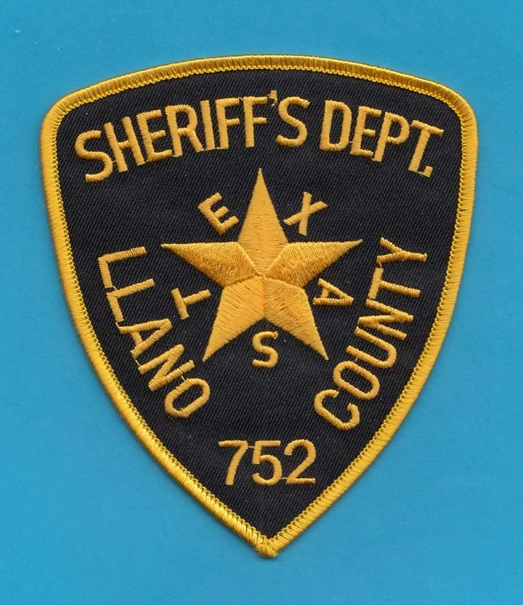 D9 ANTIGUO SHERIFF DEL CONDADO DE LLANO TX POLICÍA ESTATAL PATRULLA DE CARRETERAS POLICÍA PARCHE FBI Foto 1 de 1