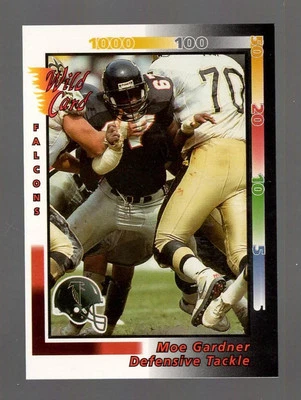 1992 Wild Card Moe Gardner Atlanta Falcons #151 Near Mint or Better - Image 1 of 2