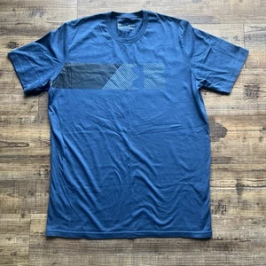 Under Armour Mens Blue Left Chest Short Sleeve Tee Shirt Casual Size Medium - Picture 1 of 6