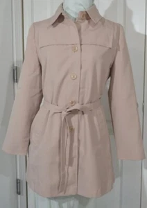 Vintage Pink Coral Coat See Measurements for True Size Fits Like A Sm/Med - Picture 1 of 9