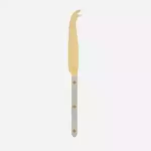 SABRE PARIS, Bistrot Solid, Light kaki , CHEESE KNIFE , IMPORTED, GOLD FINISH - Picture 1 of 2