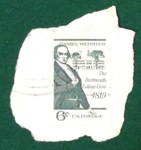 Vintage US Postage Stamp - # 1380 - 1969 6c The Dartmouth College Case (Used) - Picture 1 of 1