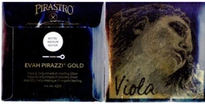 Pirastro Evah Pirazzi Oro para 4/4 Viola Set Medio, Cable C/Tungsteno - Imagen 1 de 2