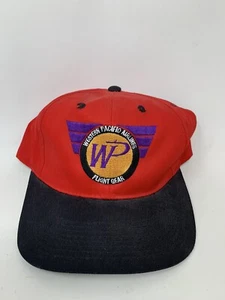 Western Pacific Airlines Vintage Snapback Hat Cap Trucker Dad Headwear-RARE - Picture 1 of 10